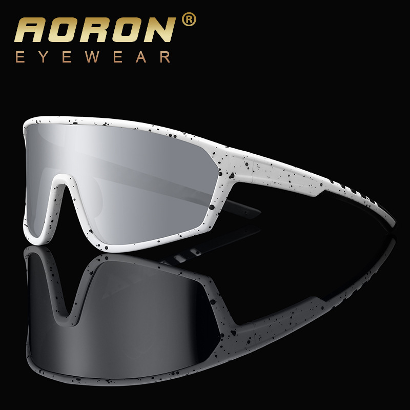 新しいスポーツの連体の大きい枠の男女のサングラスは国境を越えて欧米のまぶしいファッションのサングラスのメガネの卸売りの3082