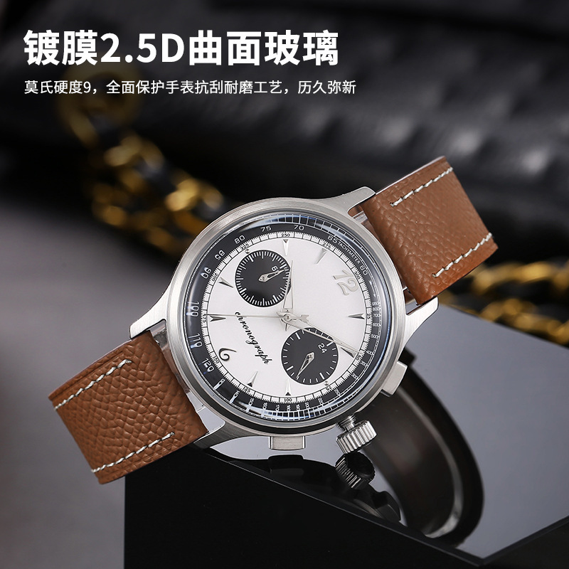 New stainless steel depth waterproof multi-function chronograph source factory a generation of men's and women's business