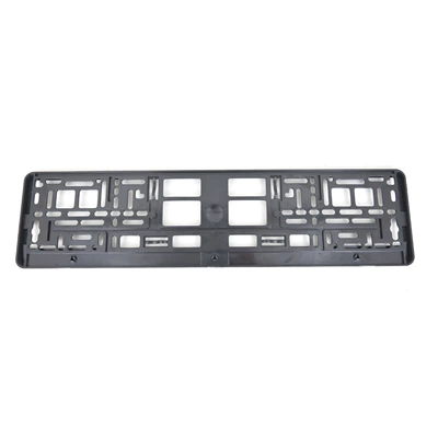Cross-Border Hot Selling Plastic European Standard License Plate Frame Plastic European Standard License Plate Frame European License Plate Frame License Plate Frame Car Accessories (License plate holder/license plate holder) - black