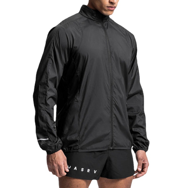 Men's Sports Jacket Spring Autumn Sweatshirts European Trendy Brand Thin Hooded Zipper Jackets Men's Long-Sleeved Fashion Versatile Tops_voghion.com