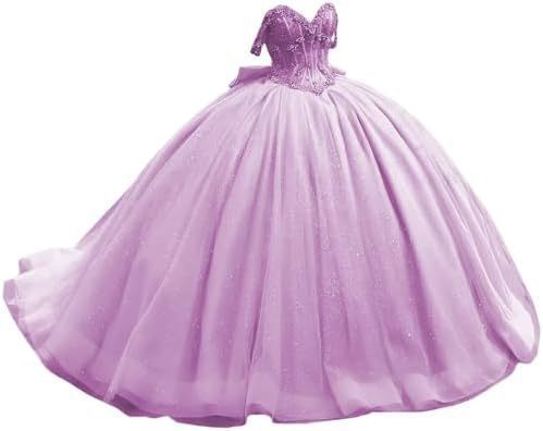 Vestido de noche de cola, top de tubo de un solo hombro, vestido de fiesta para adultos, vestido de princesa de hilo esponjoso, vestido de aplicación tridimensional