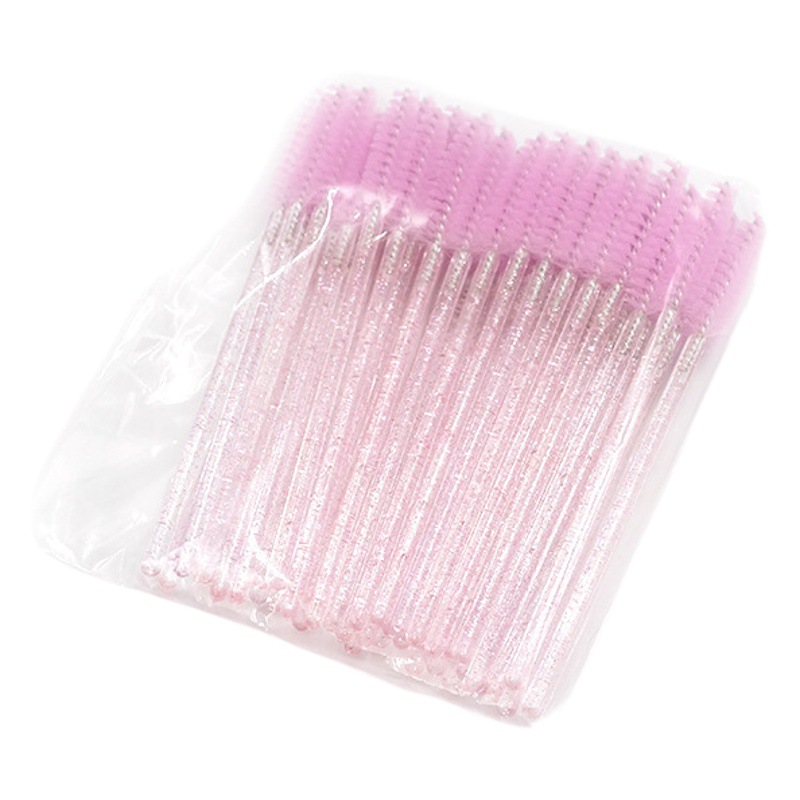 Disposable Crystal Rod Eyelash Brush Faucet Solid Portable Eyelash Roll Makeup Brush