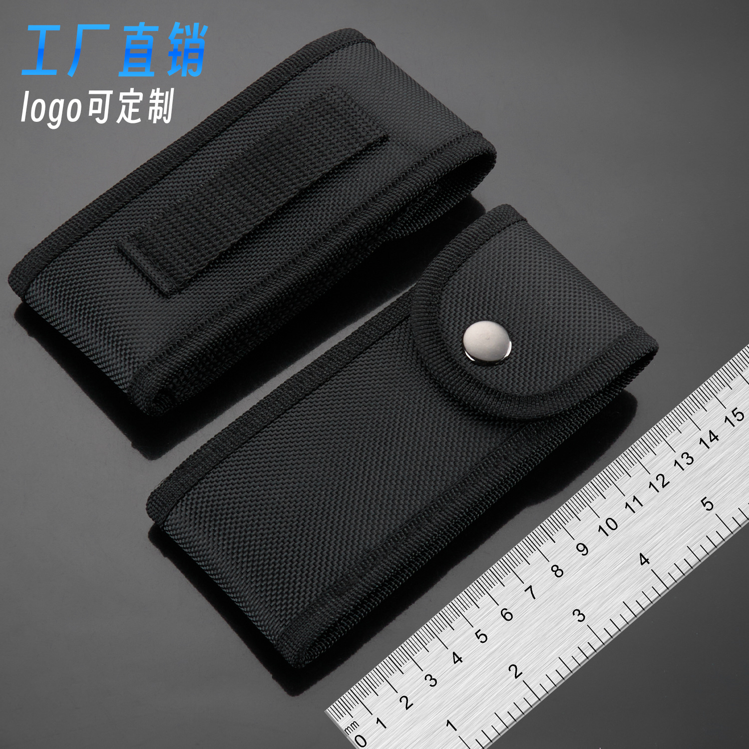 Thickened foldable knife sheath, multi-purpose thick nylon sheath, multifunctional tool storage sheath, portable waist-hanging knife sheath