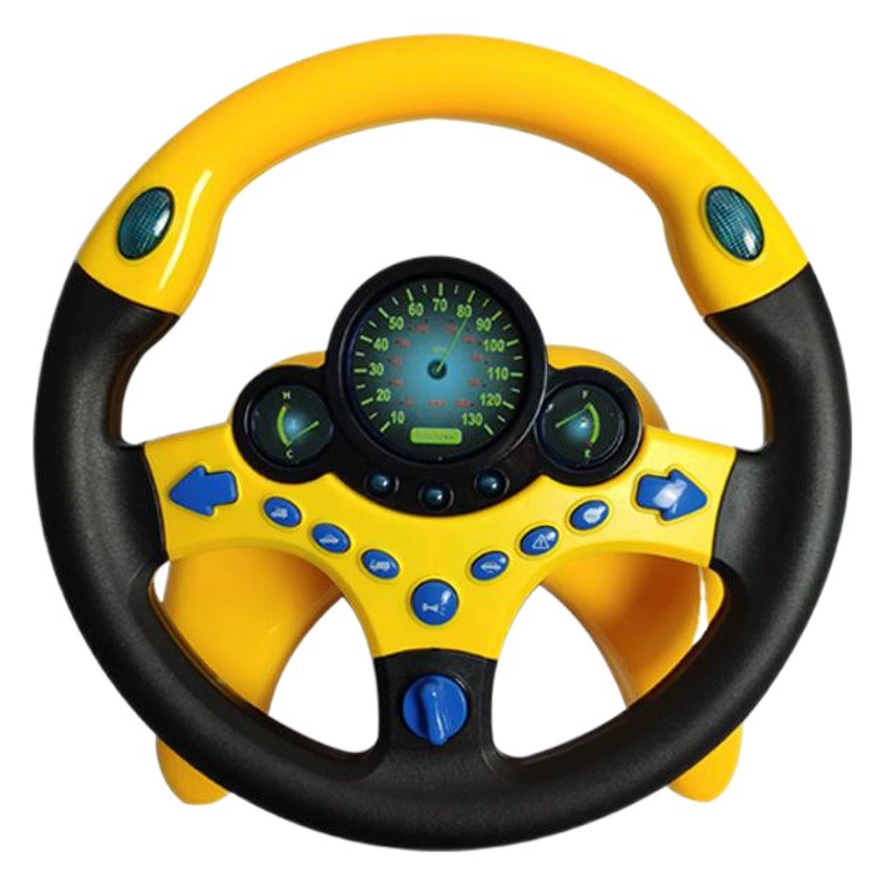 Автомобильный симулятор второго пилота рулевое колесо игрушка для детей раннего обучения музыки дорожное обучение машина 360 трансграничный английский