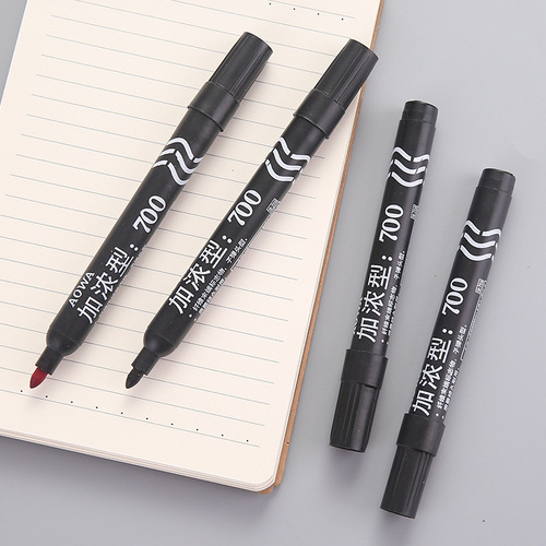 Bulk 700 thickened marker pen, quick-drying, extra-long water writing pen, writing-resistant bullet pen