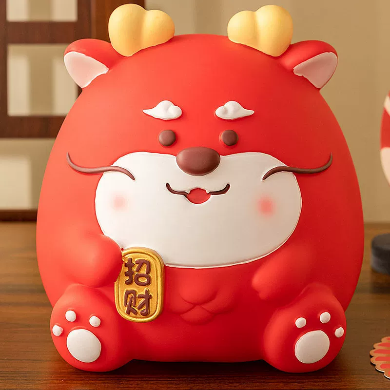 Копилка, в которую кладут монеты, но не достают — для накоплений. Плюшевая свинка Dudu, детская мультяшная игрушка-амортизатор, украшение. Подарок к Дню защиты детей