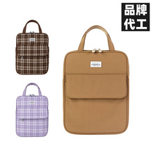 手提电脑包定制图案macbook平板收纳包美拉德轻便保护套内胆包女