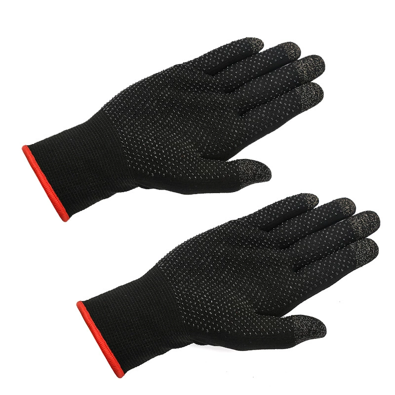 Gaming Finger Sleeves, Silver-Fiber Conductive 18‑pin, Breathable Touchscreen, 45×25 mm