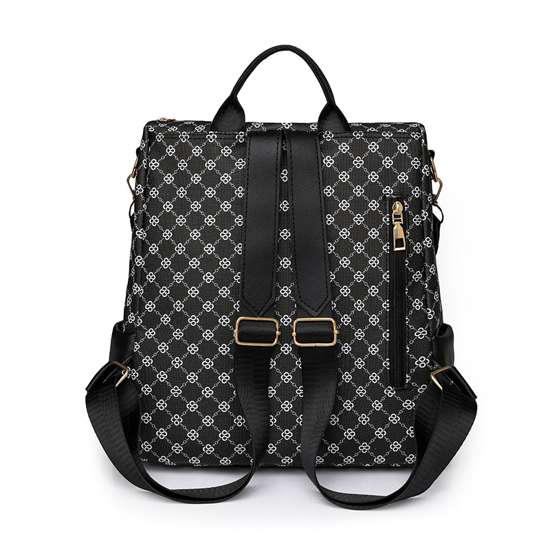 Bolsos para mujer 2024 nueva moda color de contraste para mujer mochila de viaje multifuncional de gran capacidad casual