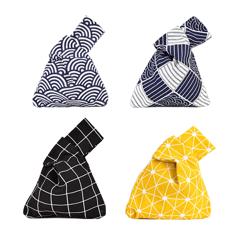 厂家日式手腕包定制 棉麻面料结腕包 小清新零钱包斜挎手机袋定做