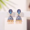 Multicoloured small bell, ethnic metal earrings, 2022, ethnic style