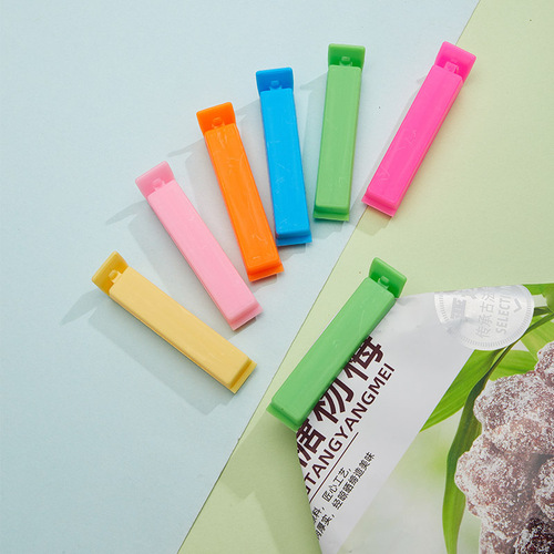 Plastic Seal Clips for Tea, Food Preservation Snack Bags, Moisture-Proof Sealing Clips, Gift Manufacturer with Custom Logo Available