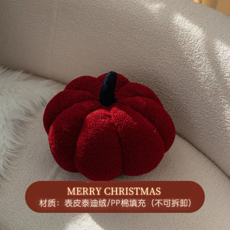 クリスマス枕カバークリスマスツリーインスタイル刺繍アメリカンソファクッションベッドサイドクッション腰枕|undefined