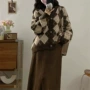 v领女士新款秋冬开衫