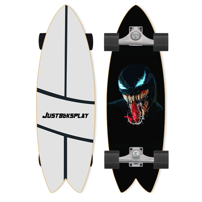 Лед Surfing Board Bridge Spring PU двойное рулевое управление SM Pusher симулятор серфинга скейтборд