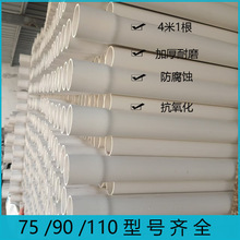 下料链条PVC管1063口管90养殖料线下料1管绞龙管养猪设备75塞盘PV