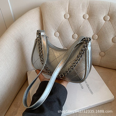 法式時尚設計女士小包包2024春季新款簡約ins高級質感單肩包