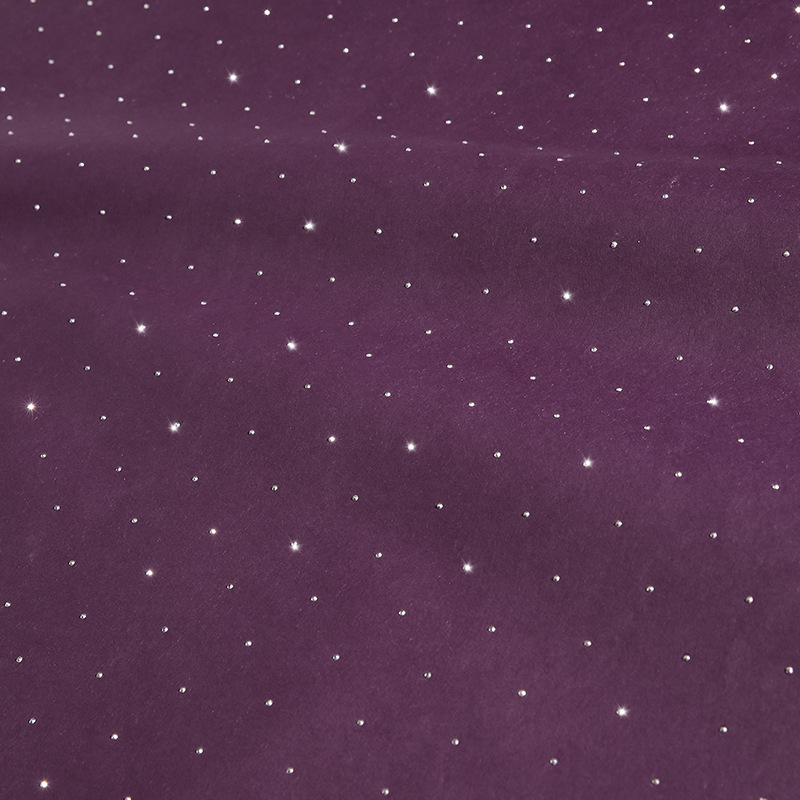 Huaxi Navidad papel de embalaje fantasma serie con diamante de papel de brillo de alto grado florista regalo florista embalaje de flores