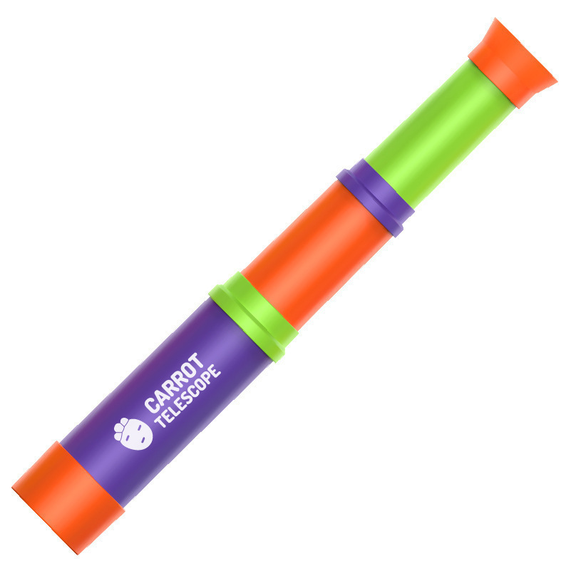 Telescopio de rábanos retráctil enfoque 8 veces telescopio HD mini juguete especial para niños ciencia y educación puzzle