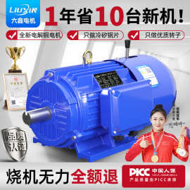 YEJ电磁制动电机三相异步电动机380V带刹车铜线马达带抱闸机械