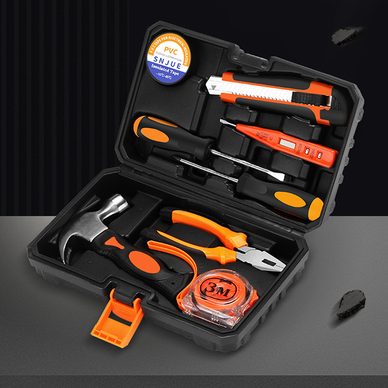 日常家用工具箱套装大全五金电工专用维修家庭车载多功能组合全套
