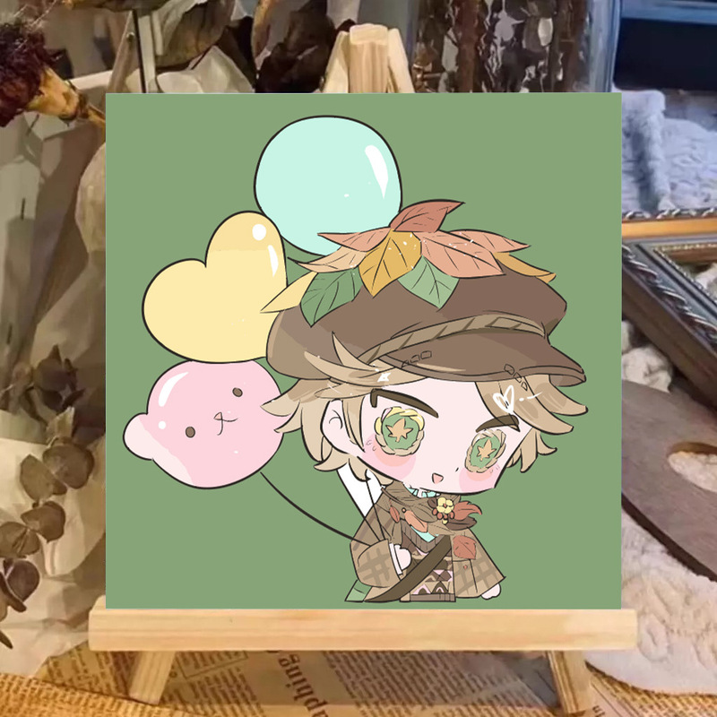 第五人格diyデジタル油絵手作り絵画塗り油絵キャラクター落書き学生掛け絵置物卸売り|undefined