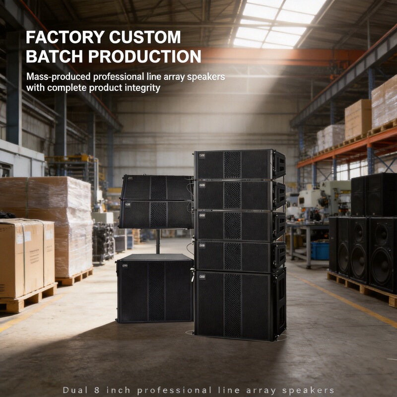 Obt-Bla208S Professional Audio System Active Line Array Speaker 8 Ohm Impedance Professional Audio Equipment
