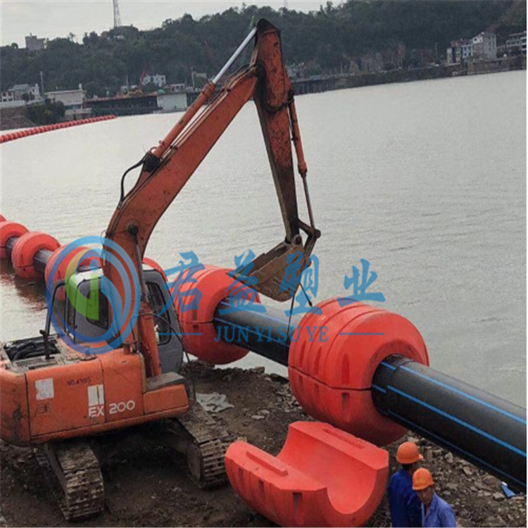 夹管浮体-生产塑料管道浮体, 直径1300*1300管道浮体