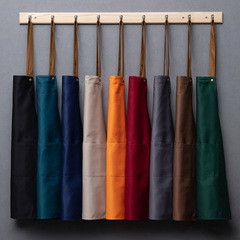 Apron catering special print logo hotel waiter work clothes kitchen apron waterproof supermarket fruit shop waist