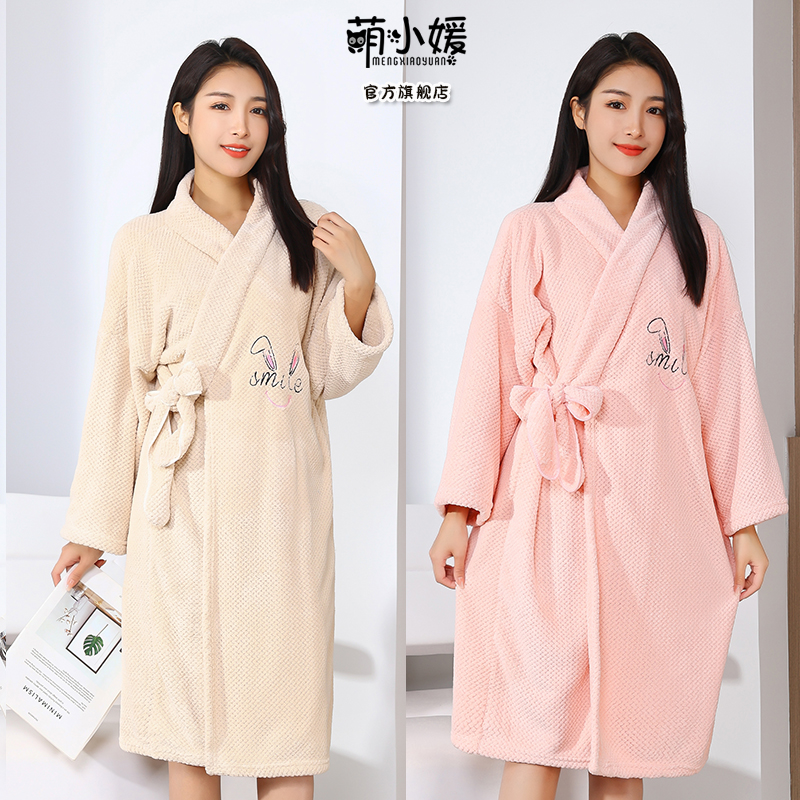 목욕 타월 2023 새로운 스타일 면 가정용 목욕 가운 여성 성인 착용 가능한 포장 빠른 건조 커플 목욕 스커트