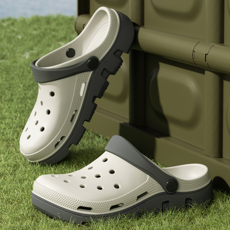 Eva Clogs for Men, 2025 New Model, Beach Non-Slip Slippers with a Soft Stepping Feel, Closed-Toe Slippers for Women, Suitable for Summer Outdoor Wear