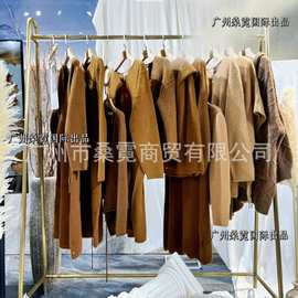 BC加厚珠片纱毛衣专柜撤柜中长款秋冬外套山羊绒开衫尾货走份批发