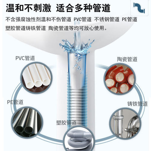 Unclogging agent sewer deodorant toilet toilet floor drain kitchen powerful pipe unblocking agent factory direct sales