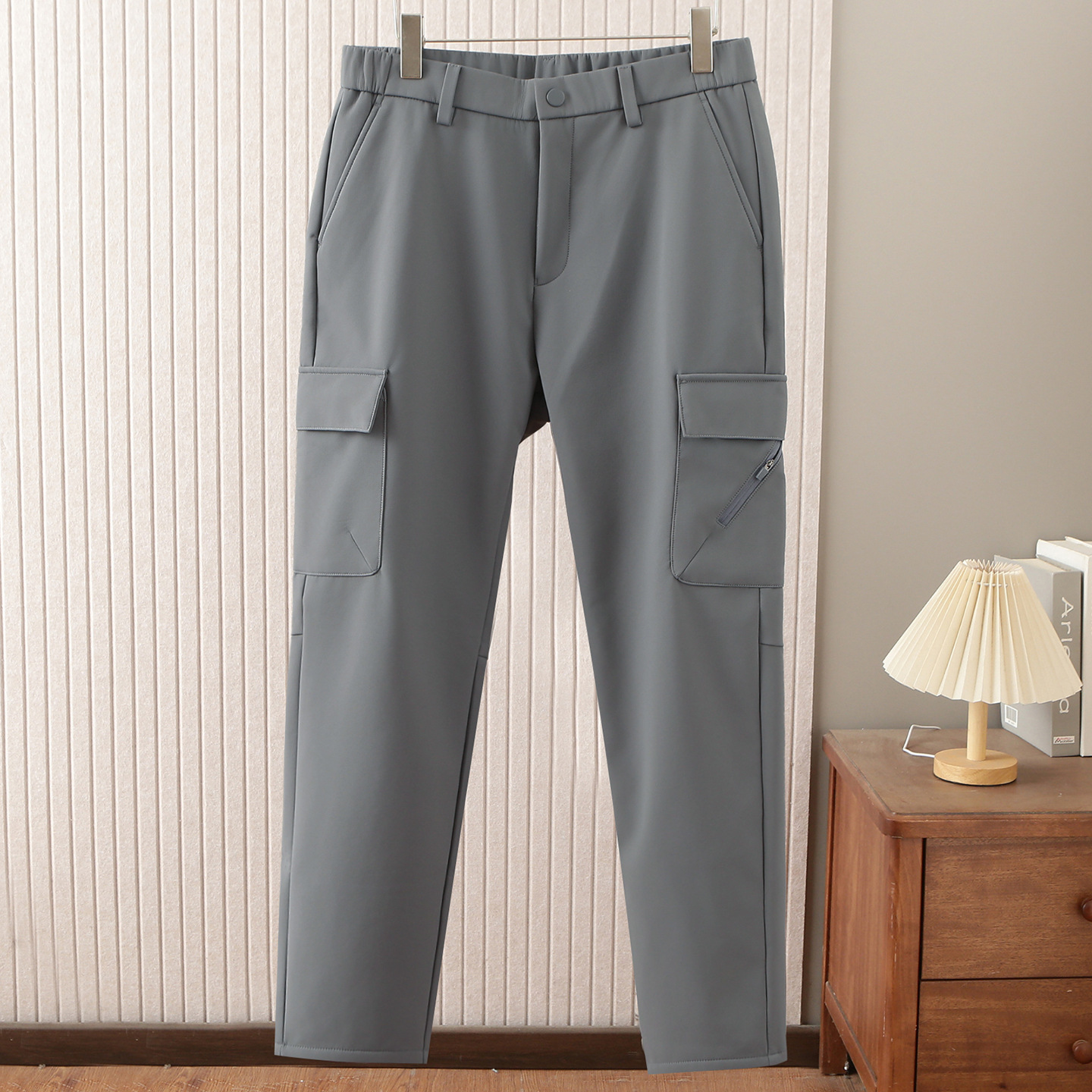 Haibai Cut Label Workwear Jacket Pants Men's Autumn and Winter Outdoor Windproof and Water-Repellent Sports Casual Pants Men's 3W415