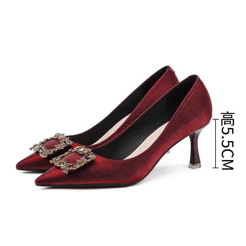 Burgundy 5.5CM (Màu đỏ Burgundy, cao 5.5CM)