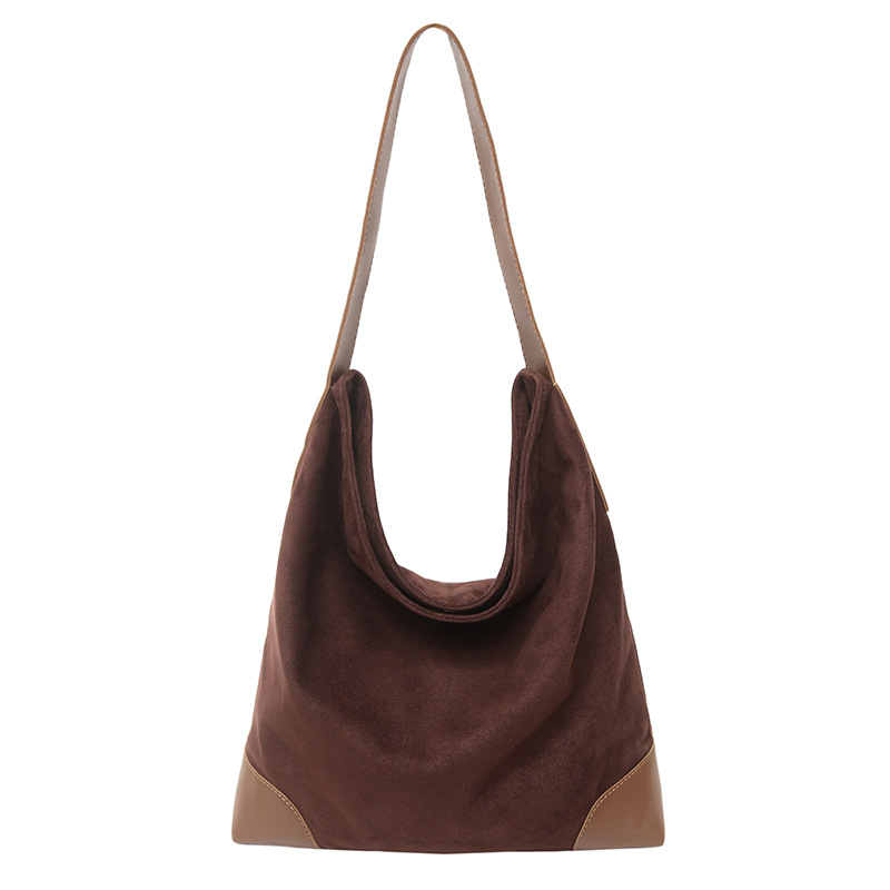 Commuting ins nicho zhong2025 otoño invierno bolsos retro versátiles y ligeros nuevos modelos TOT de hombro grande capacidad