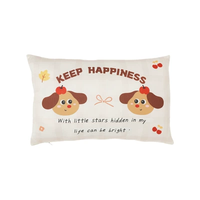 Seat Cushion Universal for All Seasons, Seat cushion, seat cover - air-layer-cherry-puppy-waist-support-square