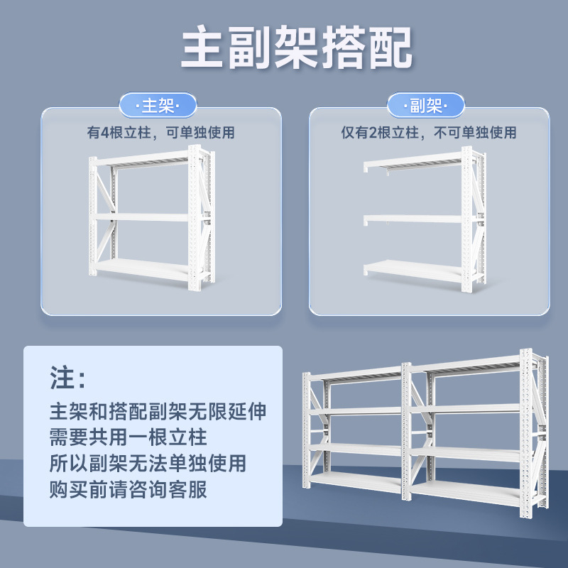 倉庫棚工場倉庫耐荷重収納ラックエクスプレスステーション商業貨物ラック収納ラック家庭用スチールラック|undefined