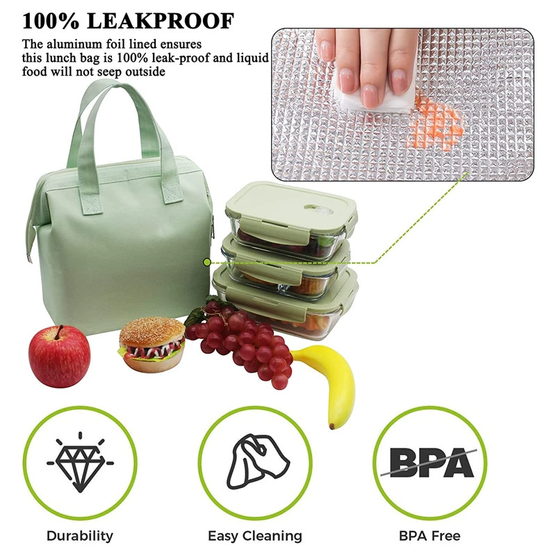 Capacious thermal bag, warm thermos, simple and elegant design
