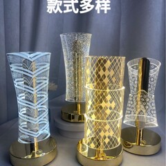 跨境新款创意装饰台灯轻奢高级感氛围灯北欧蝴蝶灯卧室床头小夜灯