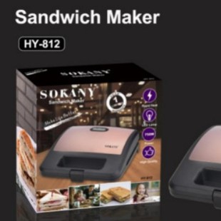 Cross-Border E-Commerce Sokany812 Sandwich Machine Breakfast Machine Multi-Functional Horizontal Strip Triangle Plate Electric Baking Pan