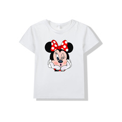 Cross-border best-selling children's clothing Mickey Mouse print short-sleeve t-shirt for boys and girls eBay Amazon foreign trade
