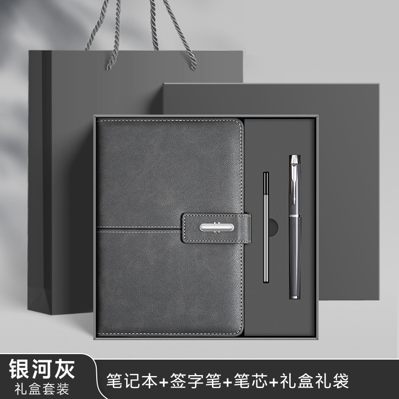 Caja de regalo de notebook A5 de negocios logotipo personalizado de alto nivel Lincoln botón de cuaderno de notas subcuaderno de eventos regalos image 28