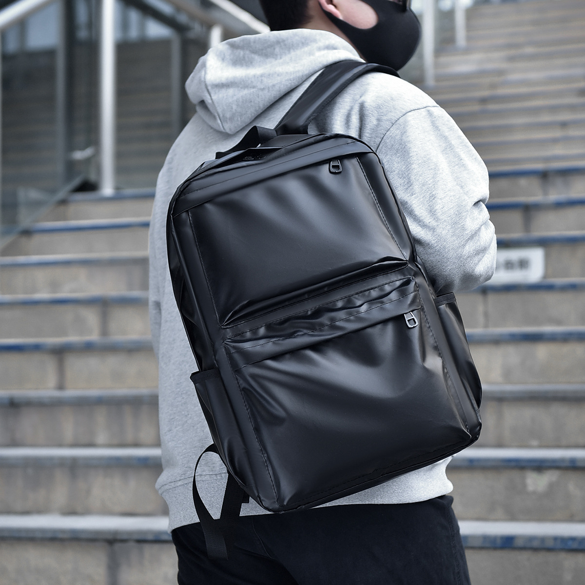 Mochila nueva para computadora portátil, ideal para viajes, negocios, gran capacidad, ocio al aire libre, multifuncional con carga USB para hombres