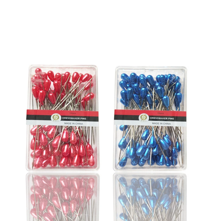 Грушевидная ИГЛА 5,5 см булавка в штучной упаковке цветная игла для бусинок 100 штук портной гаджет игла для позиционирования одежды