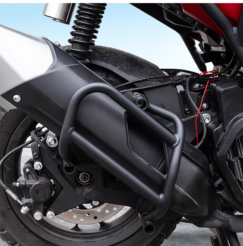 Suitable for Wuji Sr150S Front and Rear Bumpers, Fully Surrounded Bumpers, Anti-Fall and Anti-Collision Scooter Protective Frame Modification Parts
