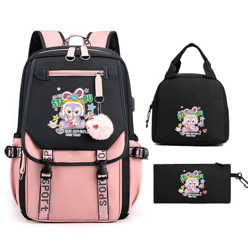 Backpack, cute capacious ultra light shoulder bag, spine protection