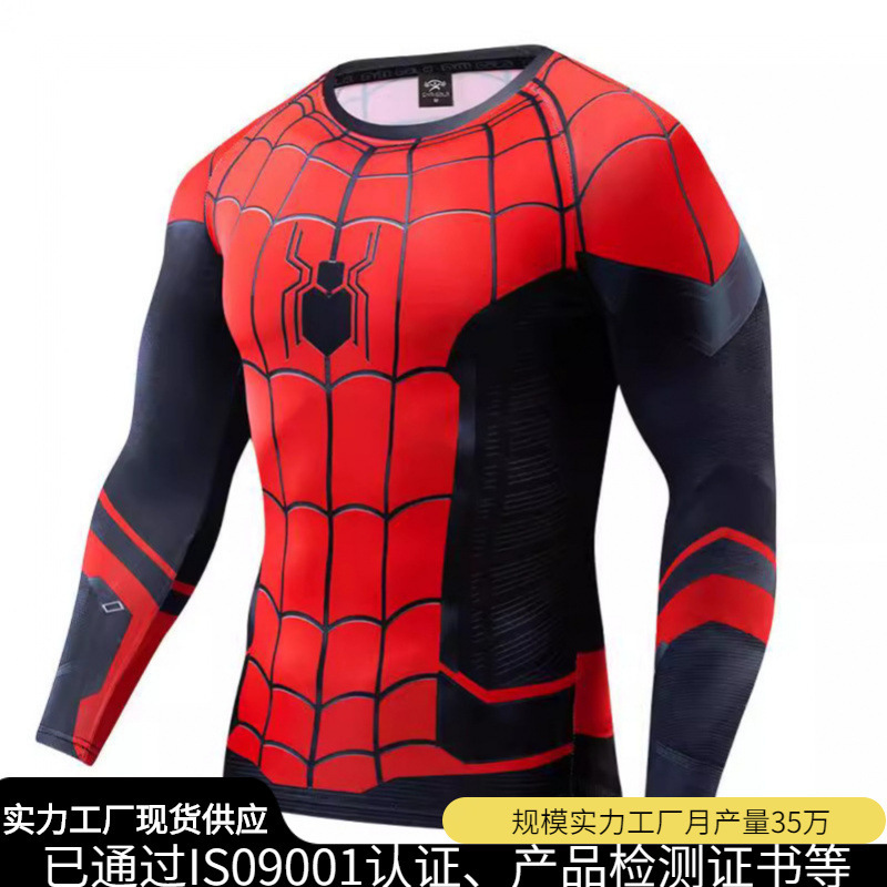 2099 Spider-Man Bodysuit Hero Costume Avengers 4 Marvel Dutch Brother Same Style Long-Sleeved T-Shirt Trendy Style 2099 Spider-Man Bodysuit Hero Costume Avengers 4 Marvel Dutch Brother Same Style Long-Sleeved T-Shirt Trendy Style