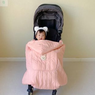 Children's Cloak Autumn and Winter Windshield Blanket Stroller Blanket Baby Holding Bag Waist Stool Windproof Baby Cloak Warm Thickened