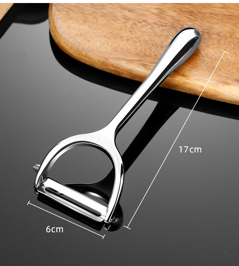 Cuchillo de peeling doméstico cuchillo de raspado multipropósito de melón y frutas acero inoxidable peeling de papas peeling magia cuchillo de raspado al por mayor